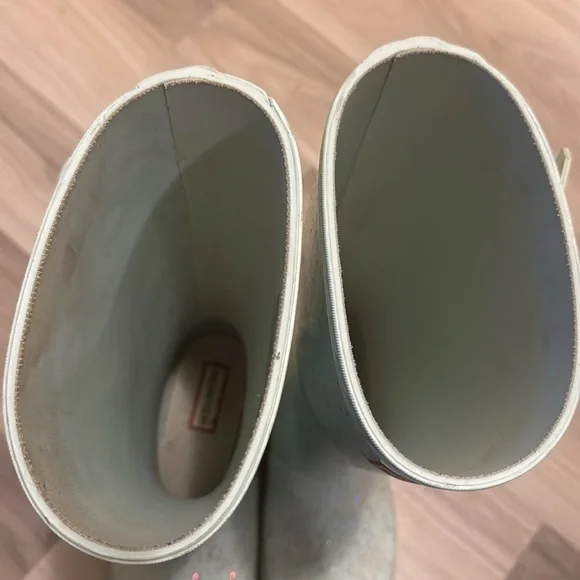 Hunter teal boots 4 girl - Picture 2 of 8